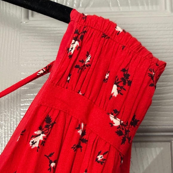 Madewell Magnolia Tie Back Sleeveless Res Floral Dress Size L - Picture 3 of 10